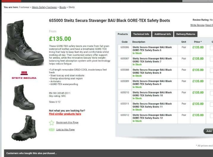 steitz secura boots